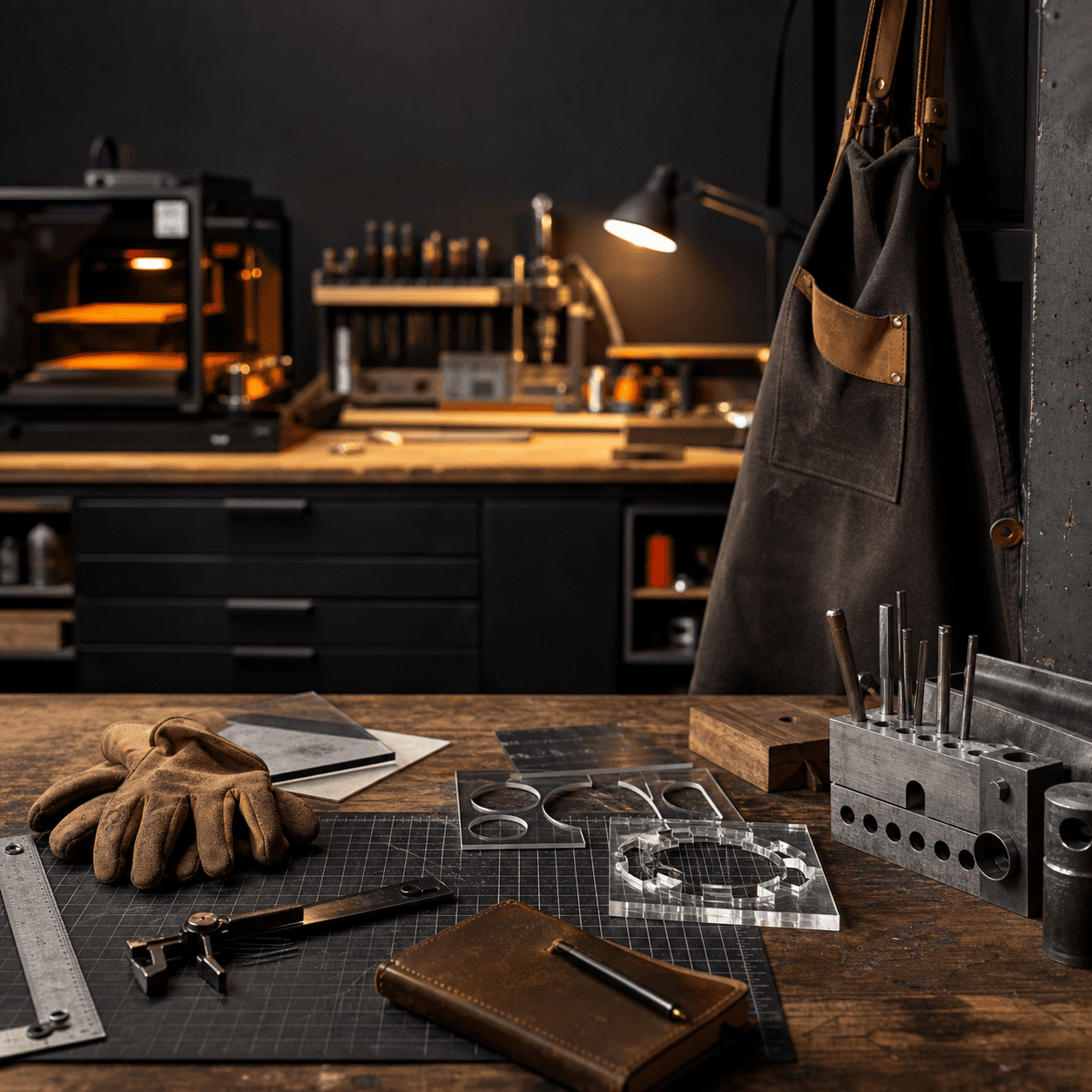 Local maker studio material craft scene