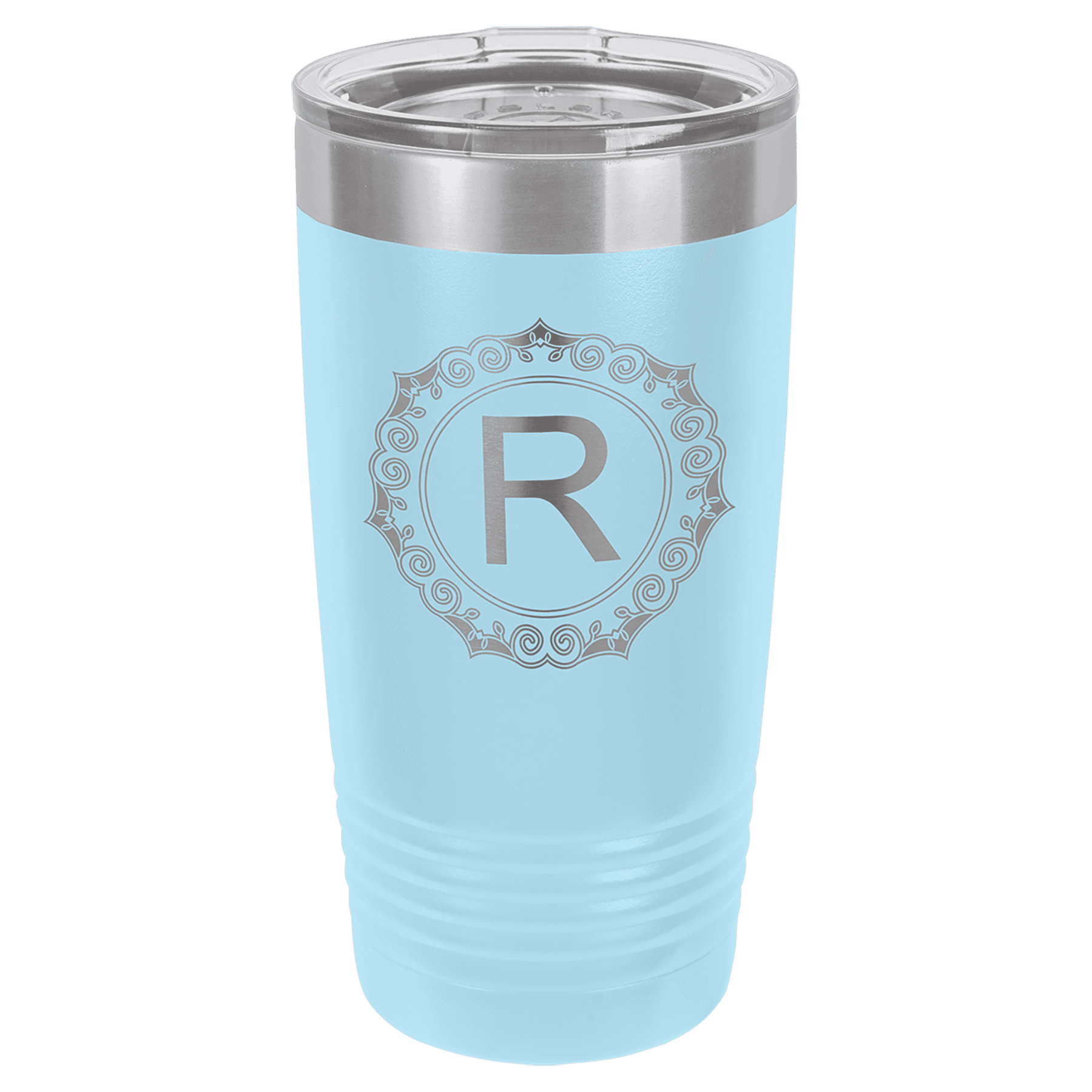 Light Blue 20 oz. Polar Camel Ringneck Tumbler with Standard Lid