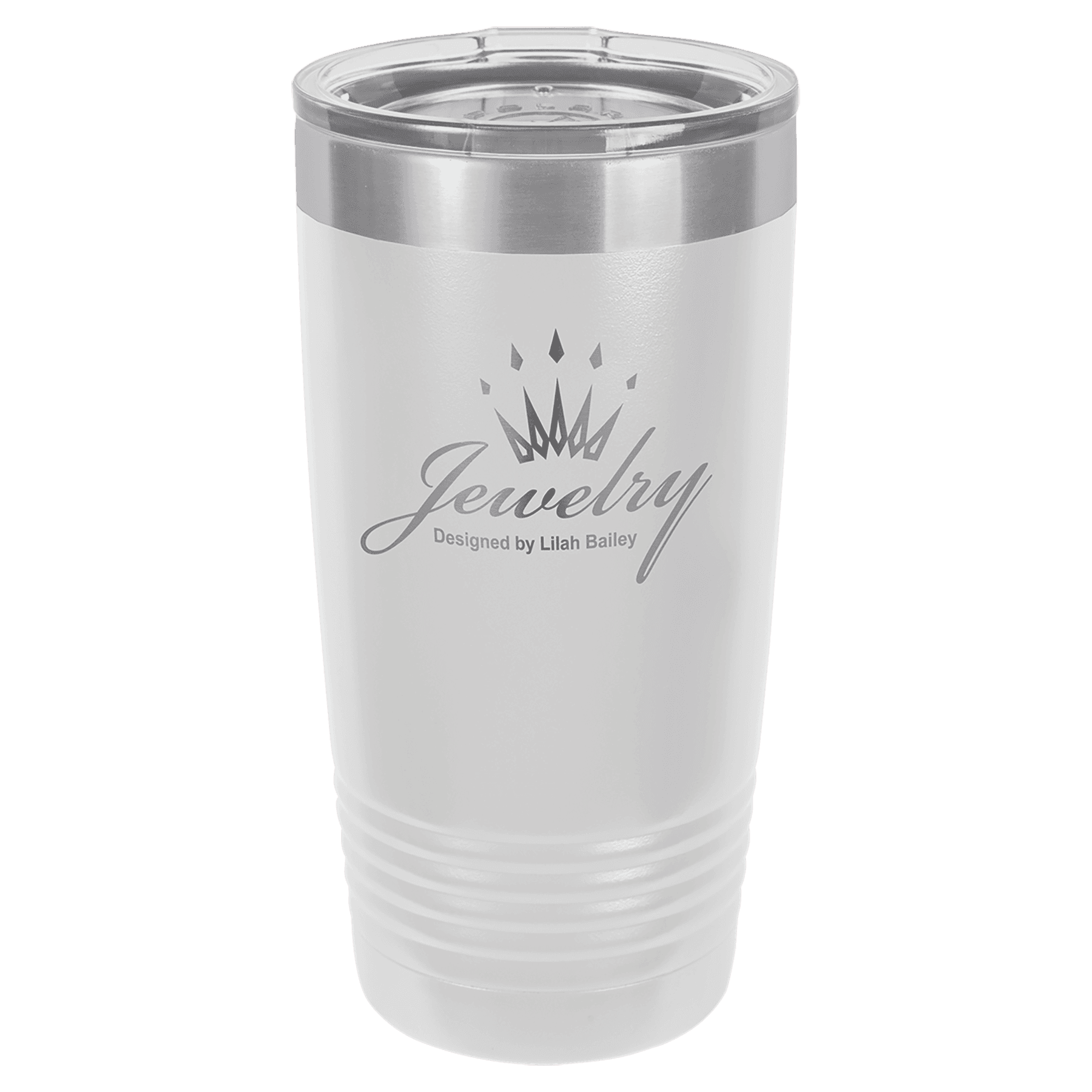 White 20 oz. Polar Camel Ringneck Tumbler with Standard Lid