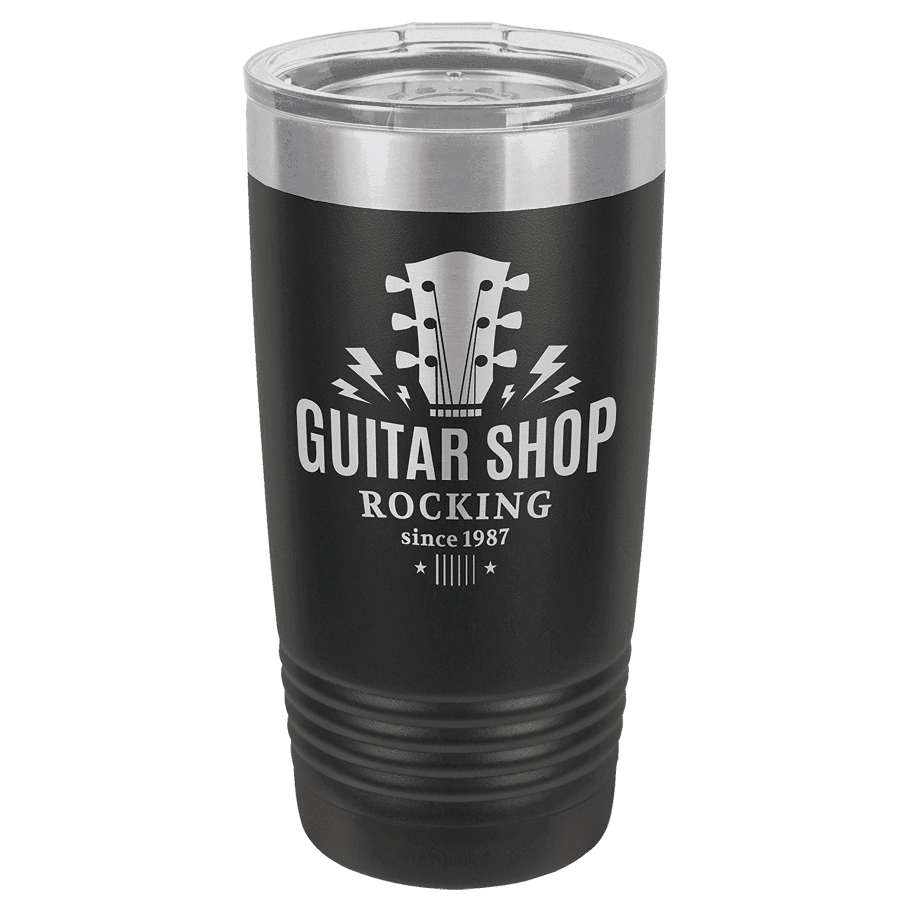 Black 20 oz. Polar Camel Ringneck Tumbler with Standard Lid