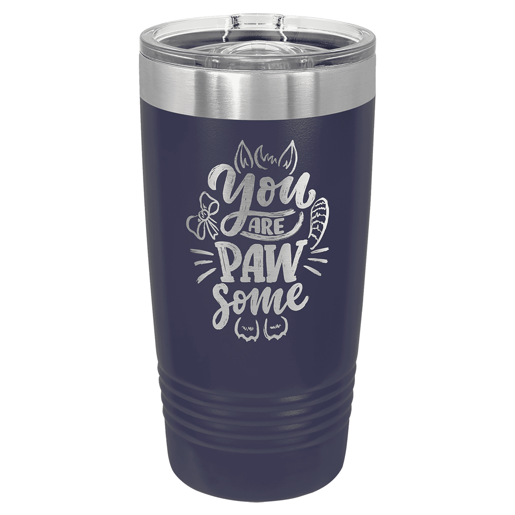 Navy Blue 20 oz. Polar Camel Ringneck Tumbler with Slider Lid