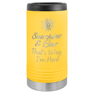 Yellow Slim Polar Camel Beverage Holder