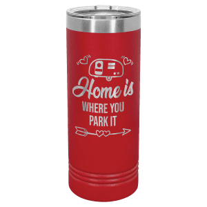 Red 22 oz. Polar Camel Skinny Tumbler with Slider Lid