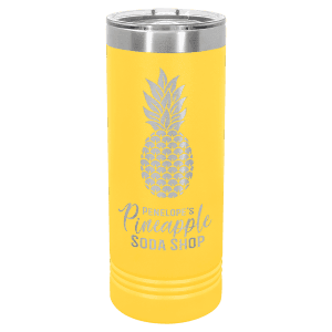 Yellow 22 oz. Polar Camel Skinny Tumbler with Slider Lid