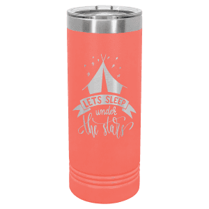 Coral 22 oz. Polar Camel Skinny Tumbler with Slider Lid