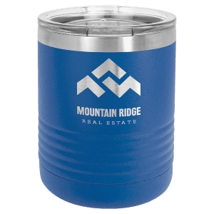 Royal Blue 10 oz. Polar Camel Tumbler wth Clear Standard Lid