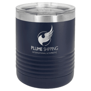 Navy Blue 10 oz. Polar Camel Tumbler with Clear Standard Lid