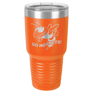 Orange 30 oz. Polar Camel Ringneck Tumbler with Standard Lid