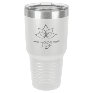 White 30 oz. Polar Camel Ringneck Tumbler with Standard Lid