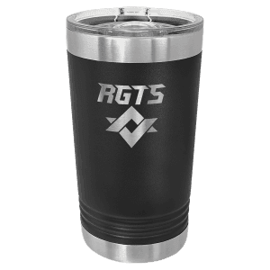 Black 16 oz. Polar Camel Pint with Slider Lid
