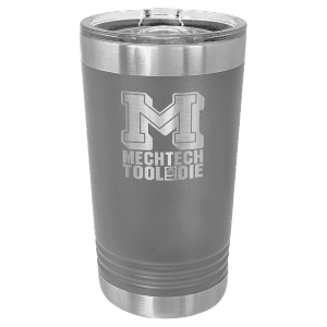 Dark Gray 16 oz. Polar Camel Pint with Slider Lid