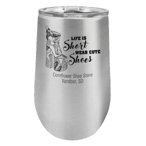 Stainless Steel 16 oz. Polar Camel Stemless Wine Tumbler