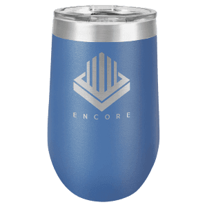 Royal Blue 16 oz. Polar Camel Stemless Wine Tumbler