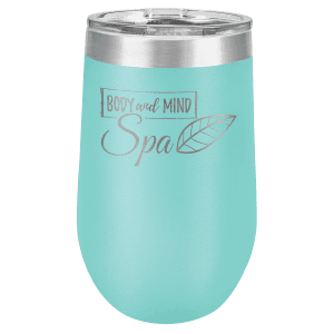 Teal 16 oz. Polar Camel Stemless Wine Tumbler
