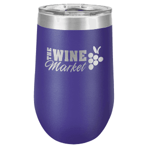 Purple 16 oz. Polar Camel Stemless Wine Tumbler