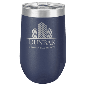 Navy Blue 16 oz. Polar Camel Stemless Wine Tumbler