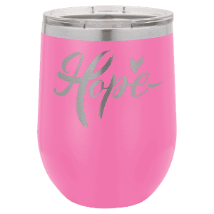 Pink 12 oz. Polar Camel Stemless Wine Tumbler