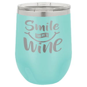 Teal 12 oz. Polar Camel Stemless Wine Tumbler