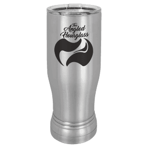 Stainless Steel 14 oz. Polar Camel Pilsner with Clear Standard Lid