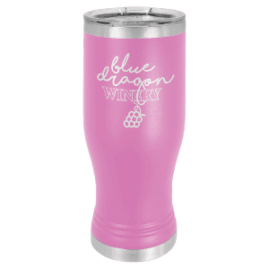 Light Purple 20 oz. Polar Camel Pilsner with Clear Standard Lid
