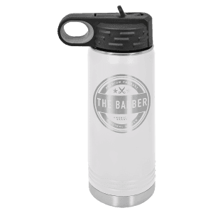 White 20 oz. Polar Camel Water Bottle