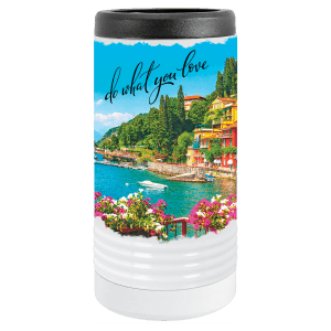 White Slim Polar Camel Full Color Beverage Holder