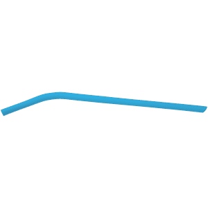 Blue Small Silicone Straw