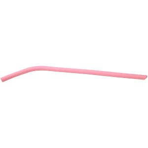 Pink Small Silicone Straw