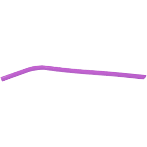 Purple Small Silicone Straw