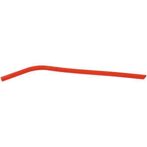 Red Small Silicone Straw