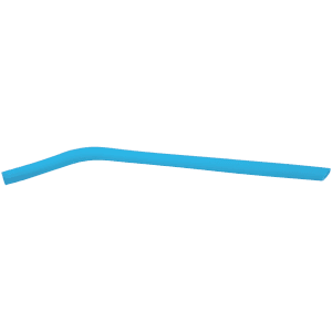 Blue Large Silicone Straw