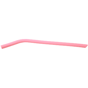 Pink Large Silicone Straw