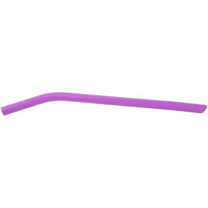 Purple Large Silicone Straw