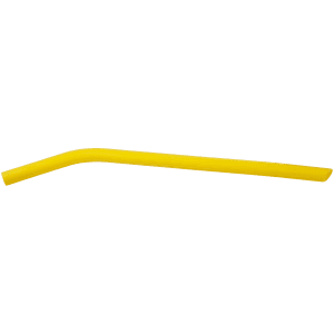 Yellow Large Silicone Straw