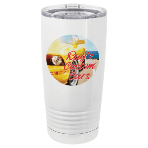 White Polar Camel 20 oz. Full Color Ringneck Tumbler