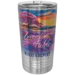 Stainless Steel 16 oz. Polar Camel Full Color Tumbler with Slider Lid