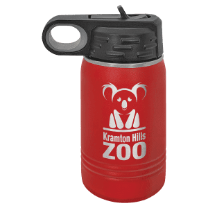 Red 12 oz. Polar Camel Water Bottle