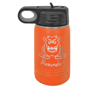 Orange 12 oz. Polar Camel Water Bottle