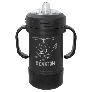 Black 10 oz. Polar Camel Sippy Cup