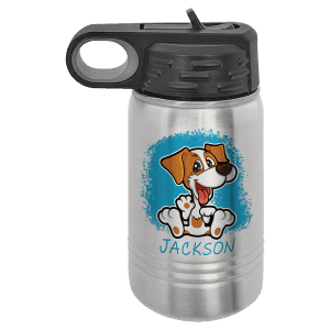 Stainless Steel 12 oz. Polar Camel Full Color Water Bottle