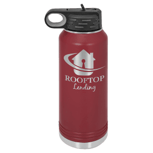 Maroon 32 oz. Polar Camel Water Bottles