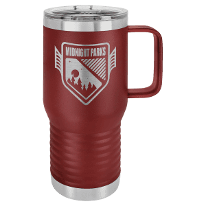 Maroon 20 oz. Polar Camel Travel Mug with Slider Lid