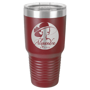Maroon 30 oz. Polar Camel Ringneck Tumbler with Standard Lid