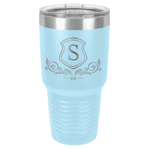 Light Blue 30 oz. Polar Camel Ringneck Tumbler with Standard Lid