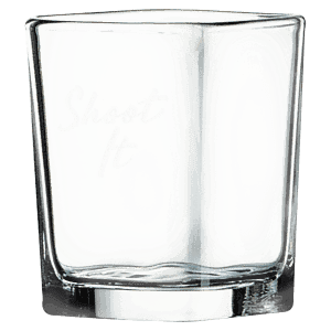 2 1/4 oz. Polar Camel Square Shot Glass