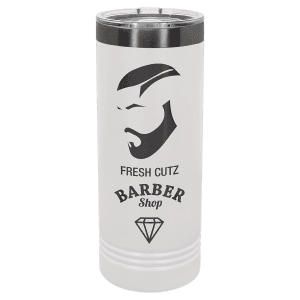 White/Ghost Black 22 oz. Polar Camel Skinny Tumbler with Slider Lid