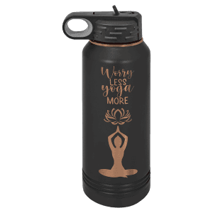 Black/Rose Gold 32 oz. Polar Camel Water Bottles