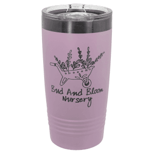 Moody Lilac/Ghost Black 20 oz. Polar Camel ION-Plated Ringneck Tumbler w/Slider