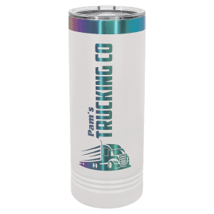 White/Prism 22 oz. Polar Camel Skinny Tumbler with Slider Lid