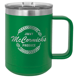 Green 15 oz. Polar Camel Coffee Mug with Slider Lid